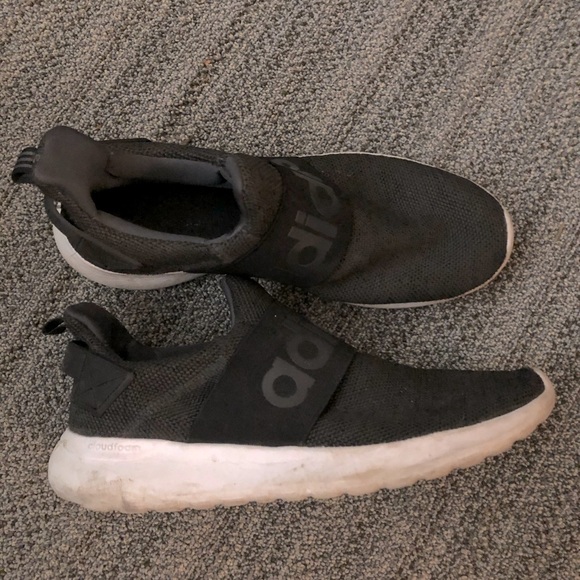 adidas black slip on shoes